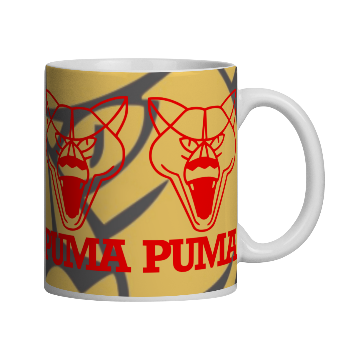 Caneca Puma Cara da Fera Vermelha