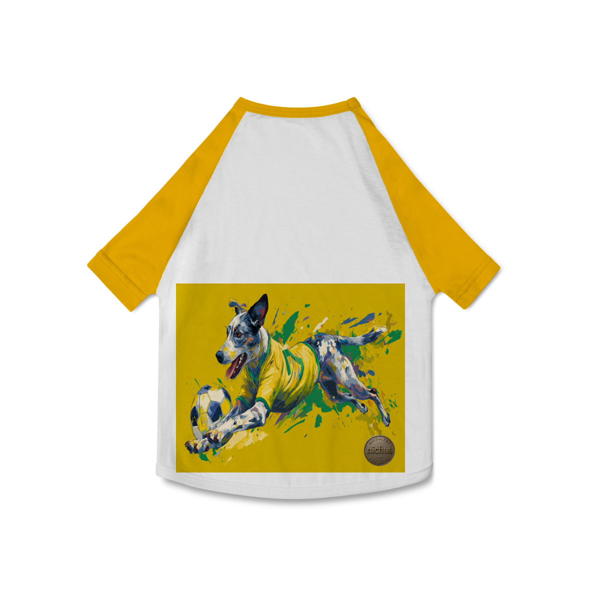 Camisa Pet Dog Paixão Futebol