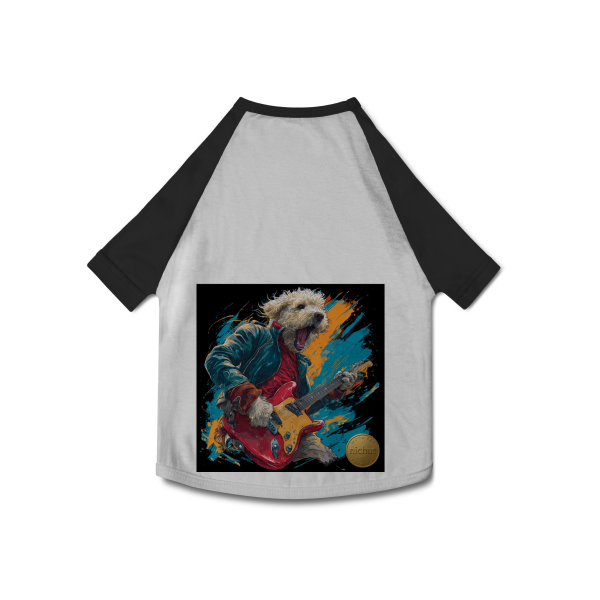 Camiseta Pet Dog Roqueiro