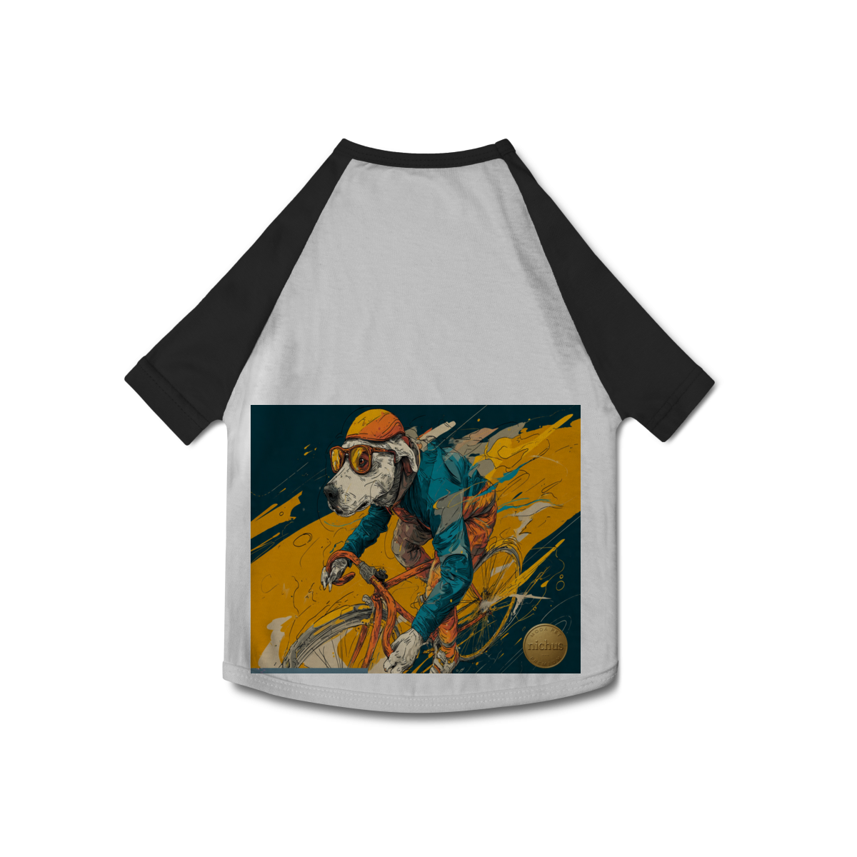 Camisa Pet Dog Ciclista
