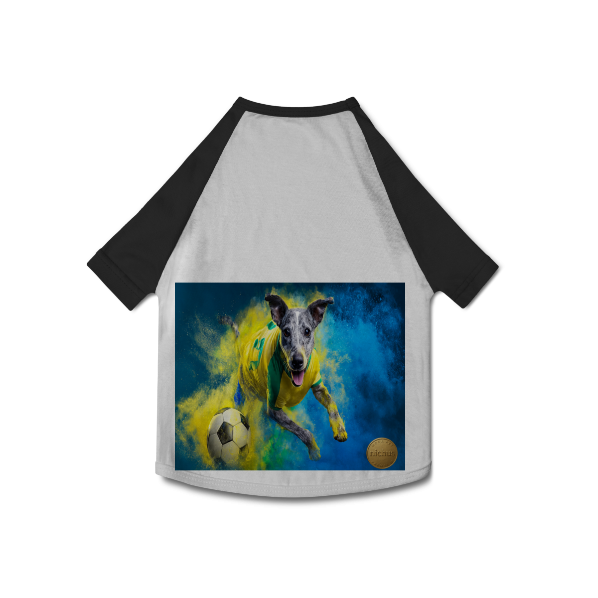 Camisa Pet Dog Paixão Futebol