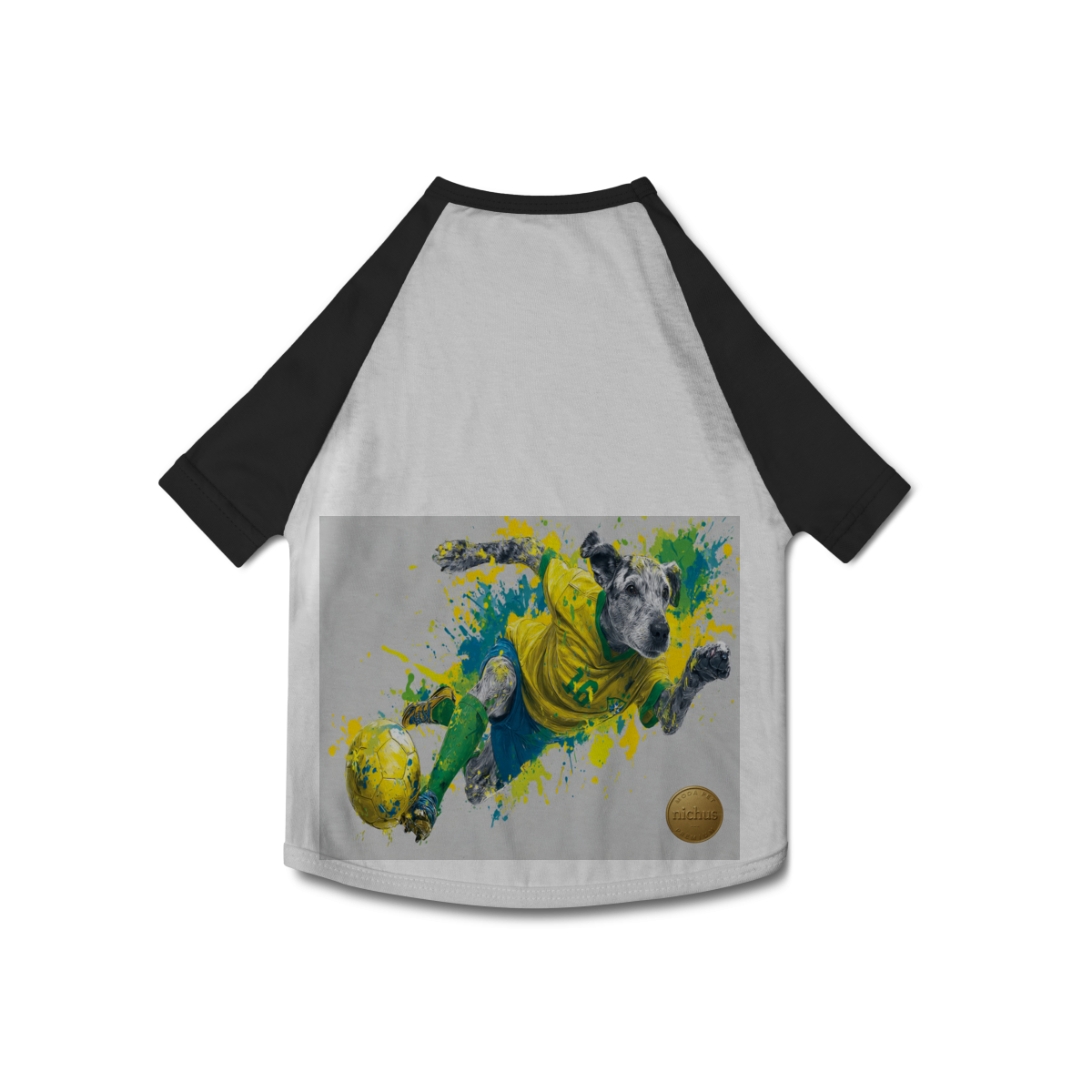 Camisa Pet Dog Paixão Futebol