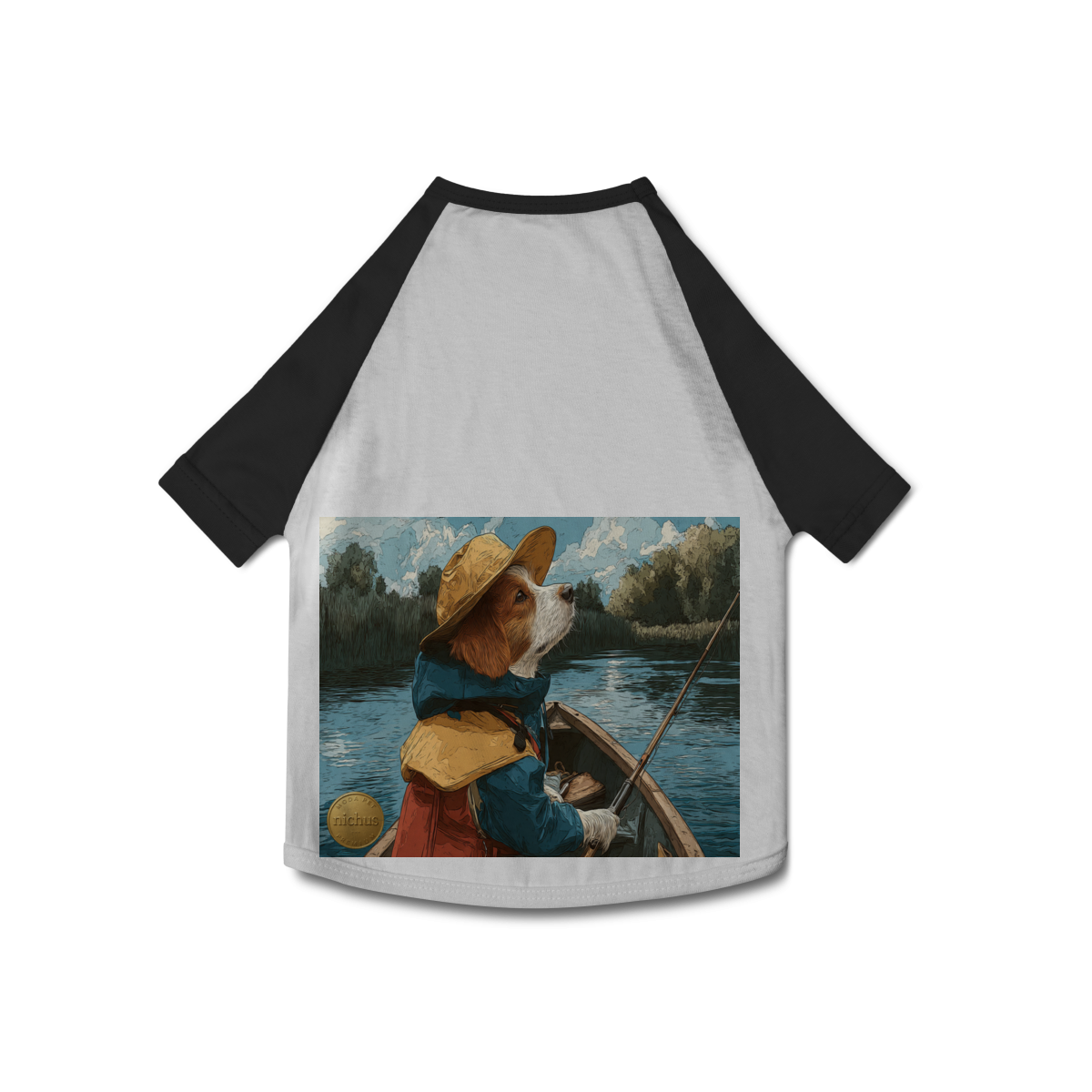 Camisa Pet Dog Pescador