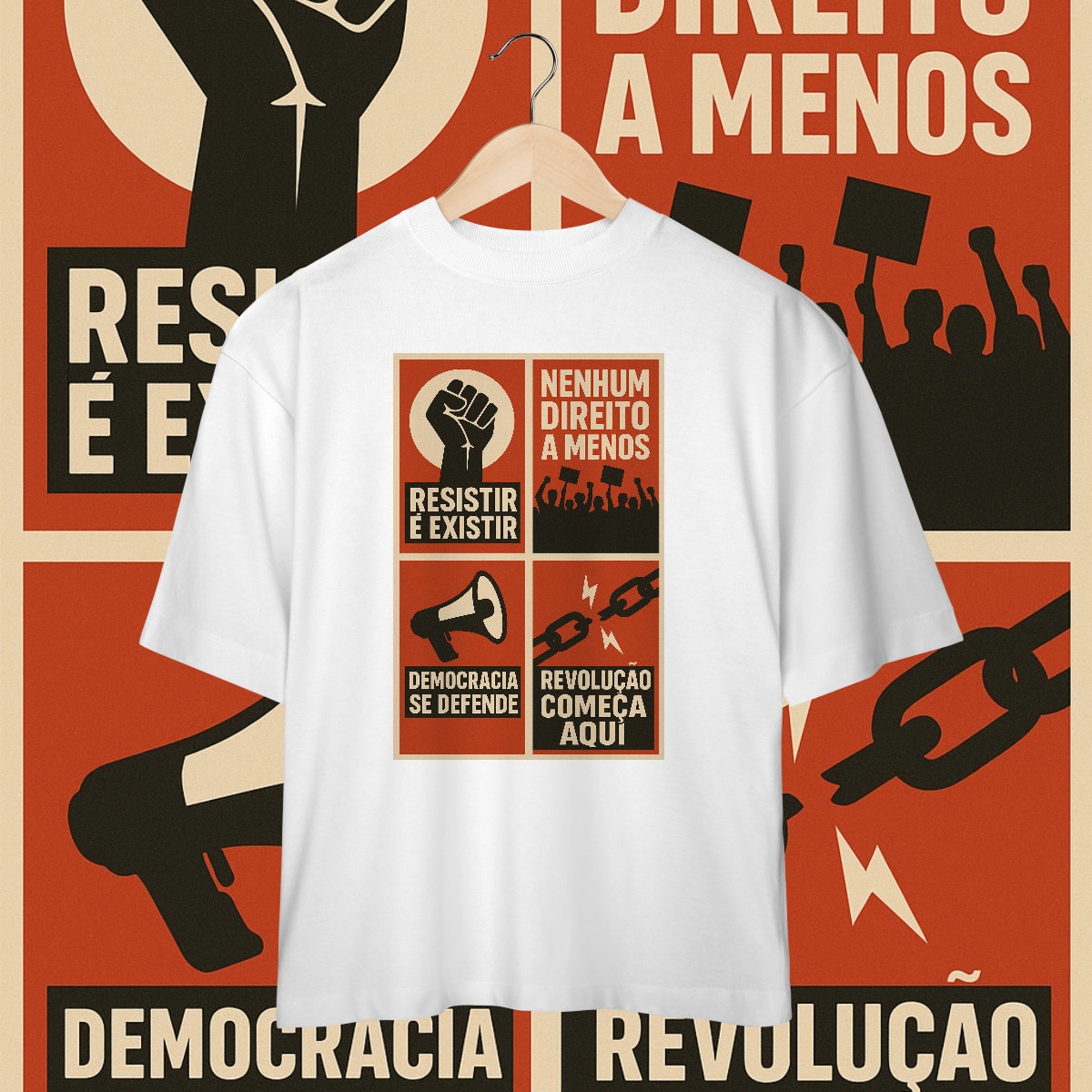 Camiseta - Resistir é existir