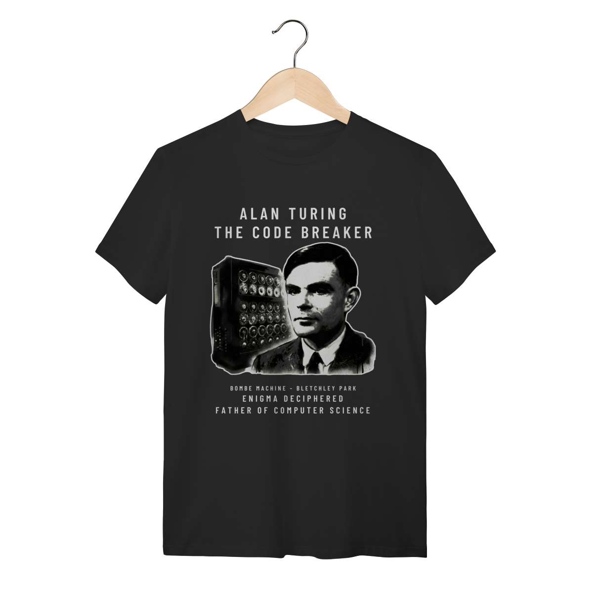 Camiseta Alan Turing - O Pai da Computação