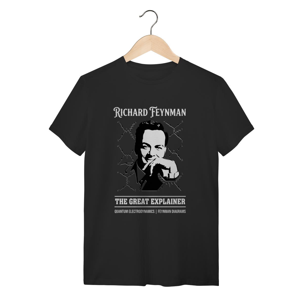 Camiseta Richard Feynman - A Dança das Partículas