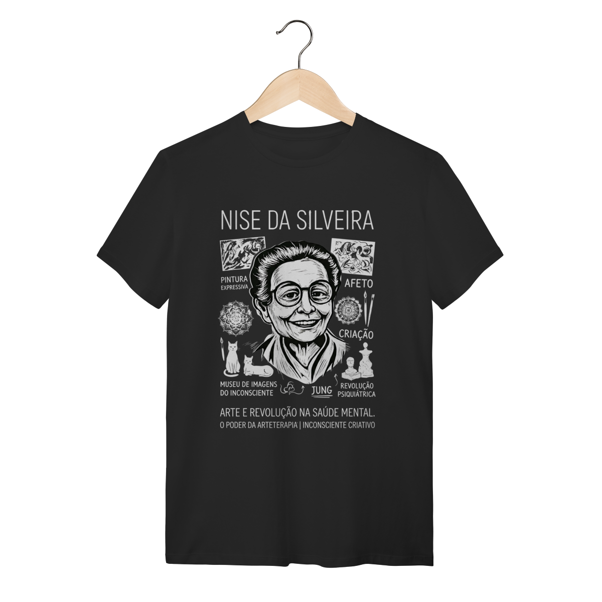 Camiseta Nise da Silveira - Imagens do Inconsciente
