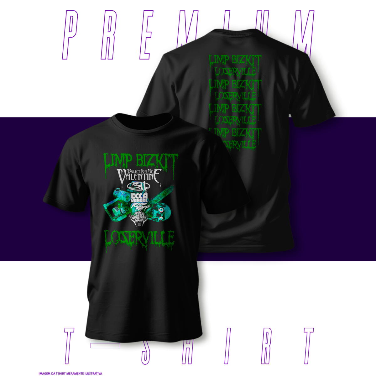 Camiseta Premium - LimpBizkit Lozerville Tour 2025
