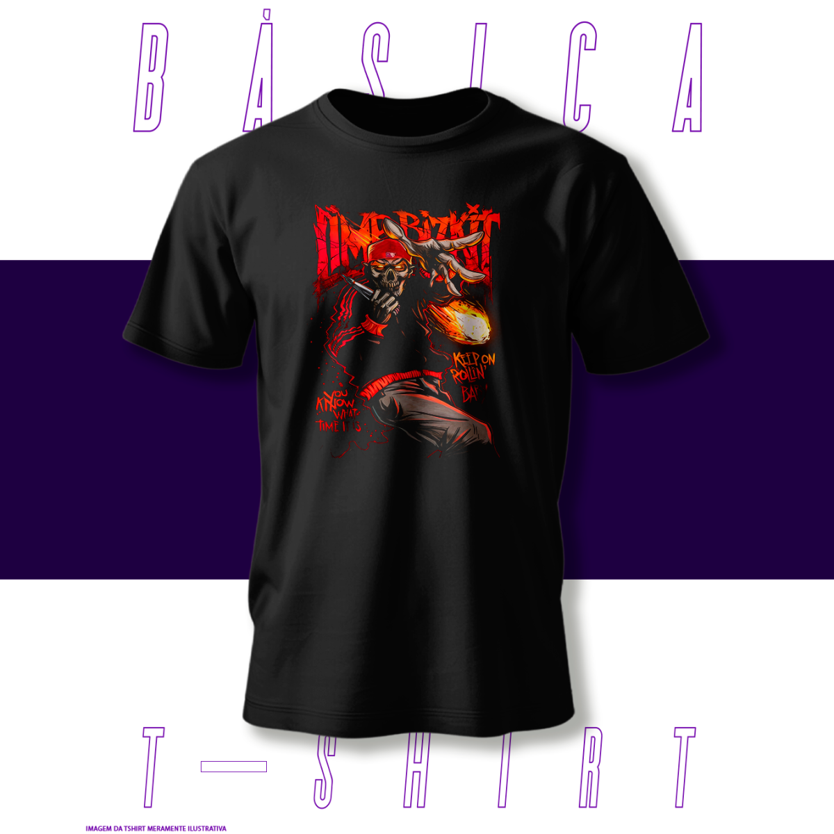 Camiseta Básica - Limpbizkit
