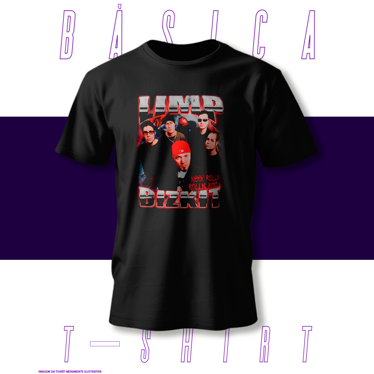 Camiseta Básica - LimpBizkit 