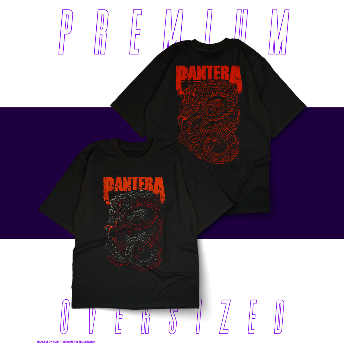 Oversized Unissex - Pantera