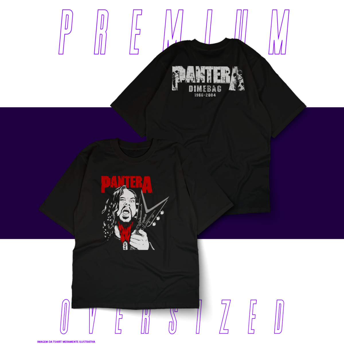 Oversized Unissex - Pantera