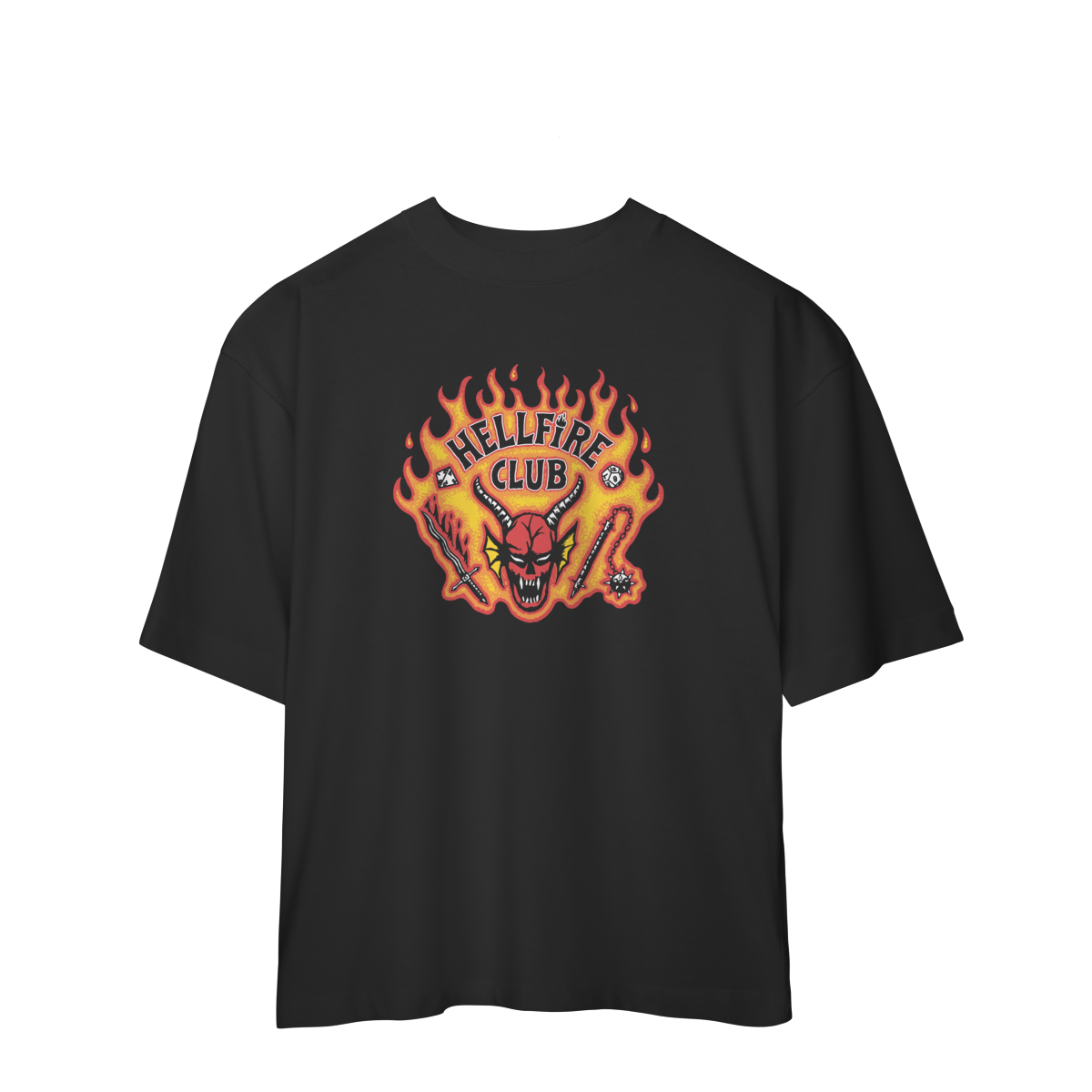CAMISA OVERSIZED - HELLFIRE CLUB | STRANGER THINGS