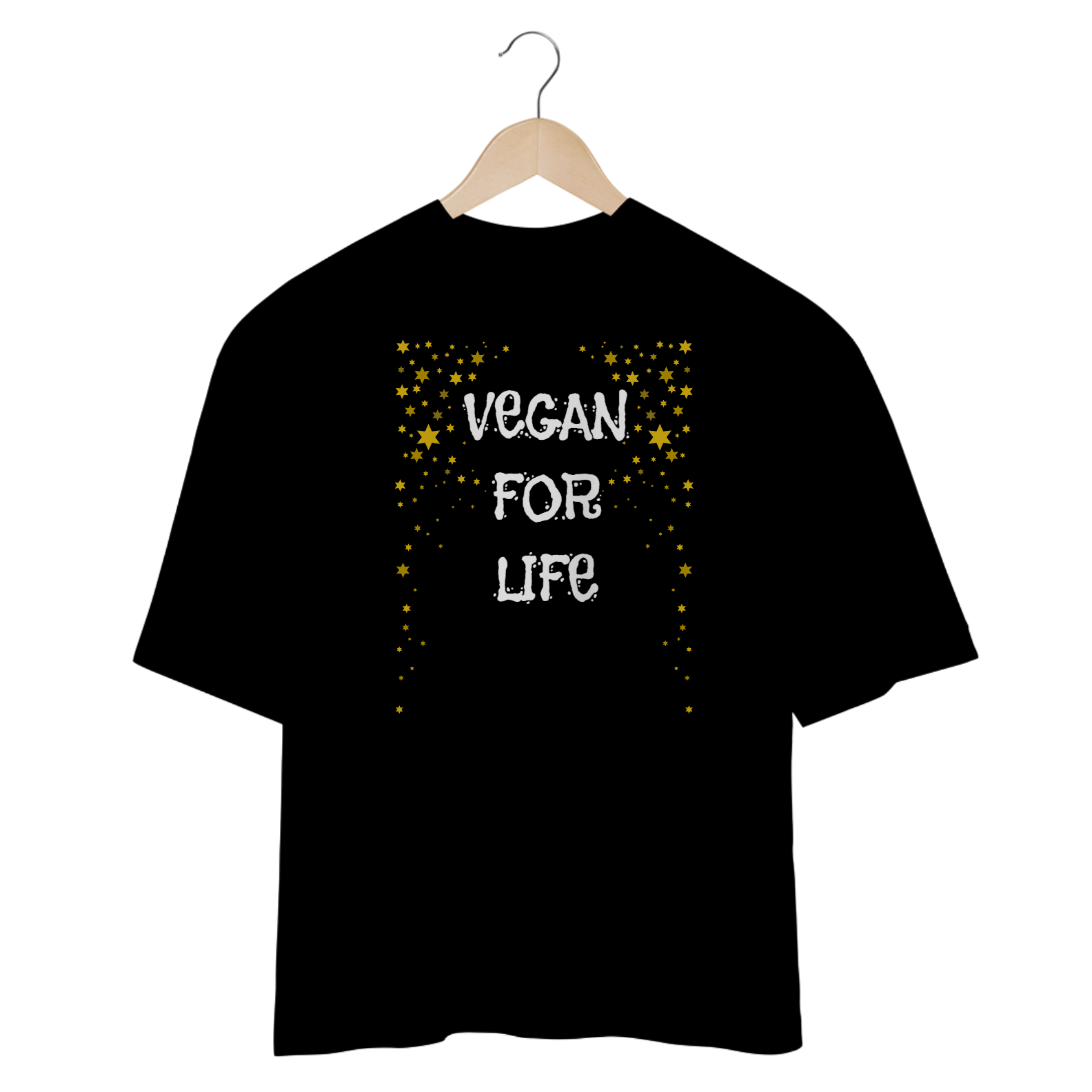 Camiseta Oversized  | VEGAN FOR LIFE