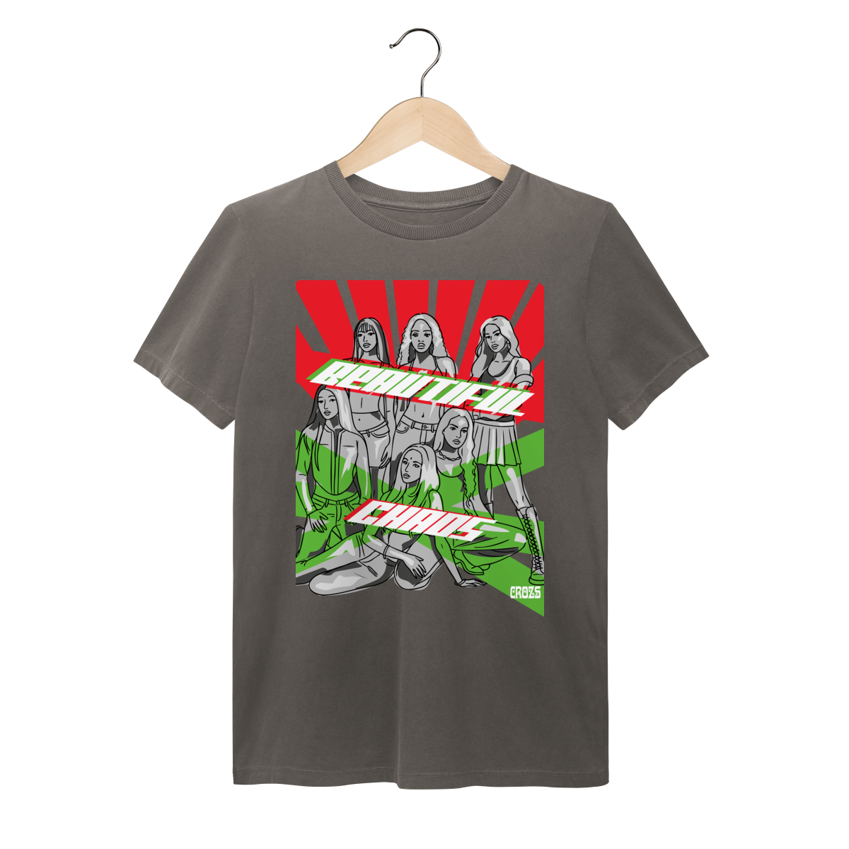 Camiseta Estonada  Katseye Beautiful Chaos Edição Limitada