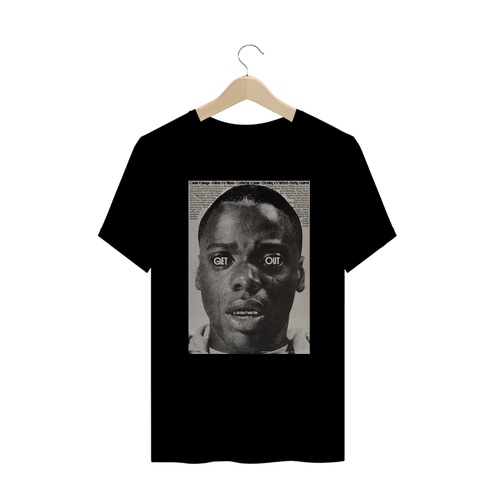 T-Shirt Quality CAMISETA POSTER - GET OUT! em @talking_horror