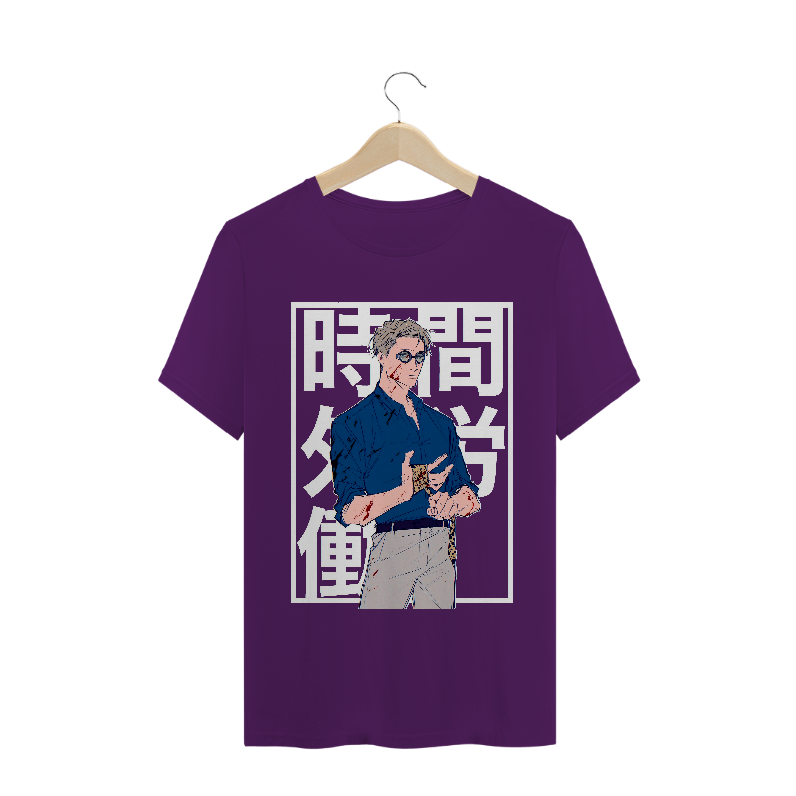 T-Shirt Classic Camiseta Kento Nanami Jujutsu Kaisen - Tecido