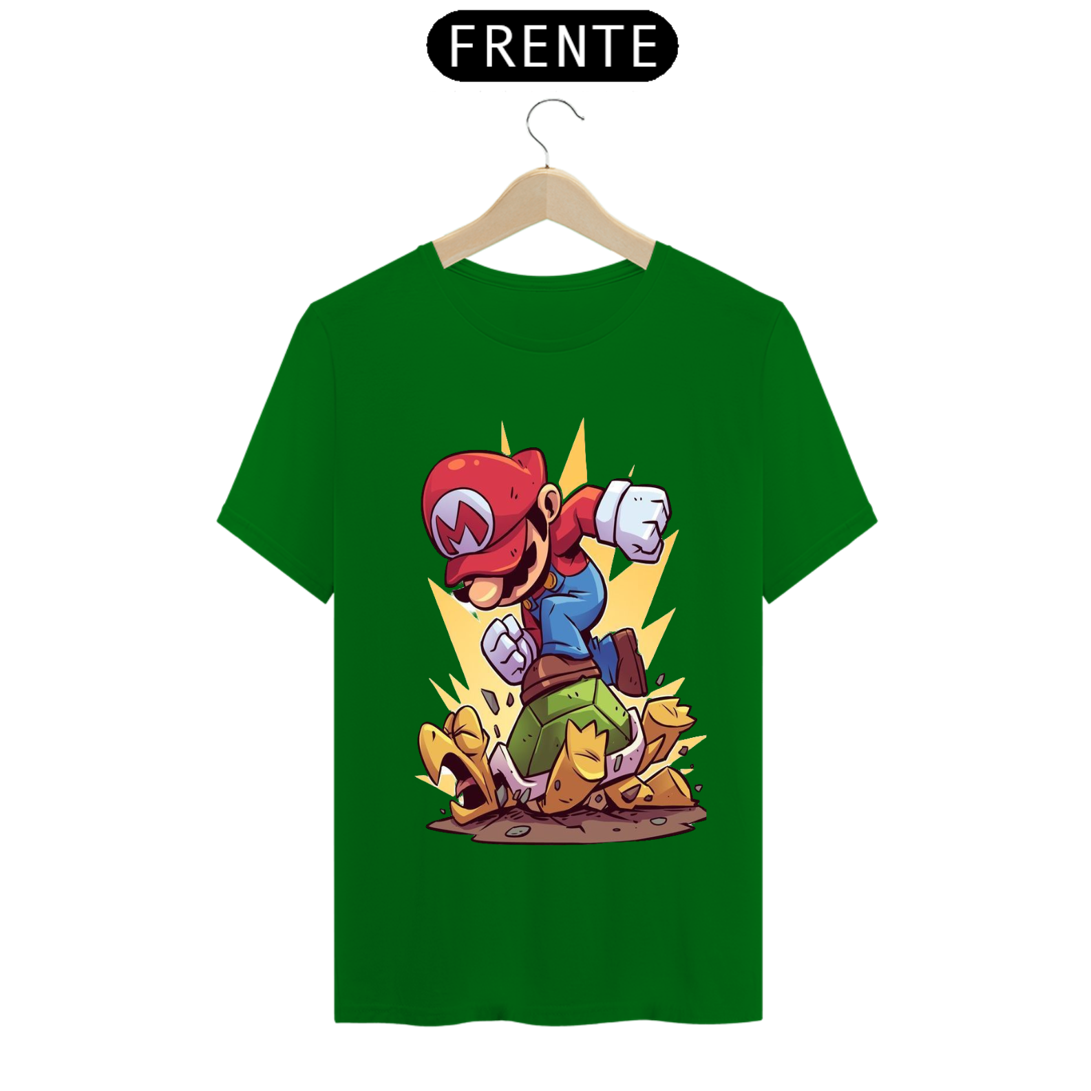 T-Shirt Classic Camisa Super Mario em