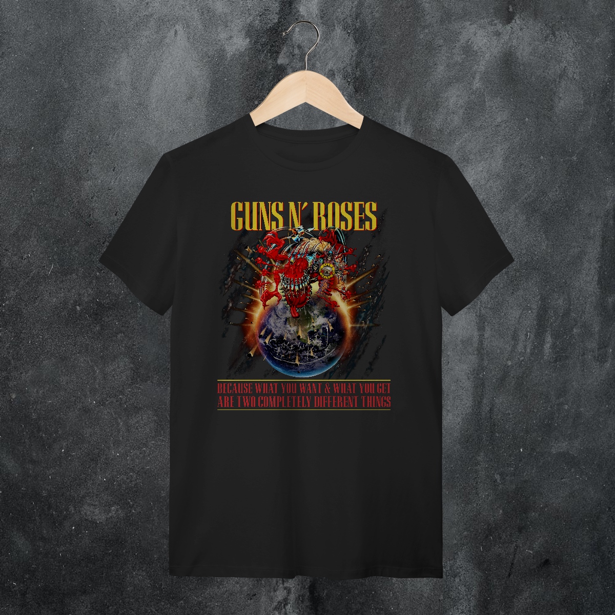 T-Shirt Quality GUNS N ROSES CURITIBA TOUR 2025 em GLAMMER STORE