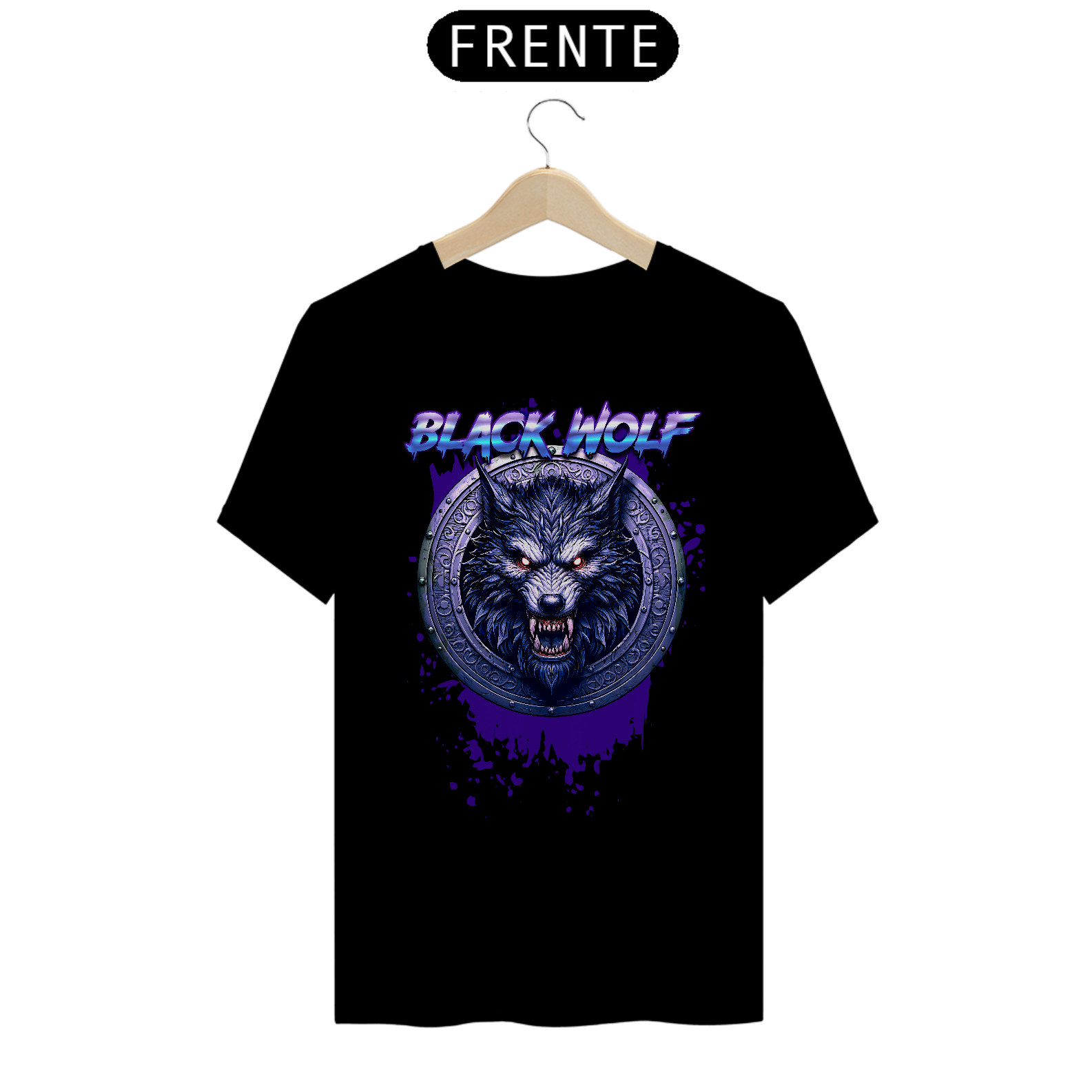 TSHIRT QUALITY Black Wolf Fury R69,90 em Black Wolf Style