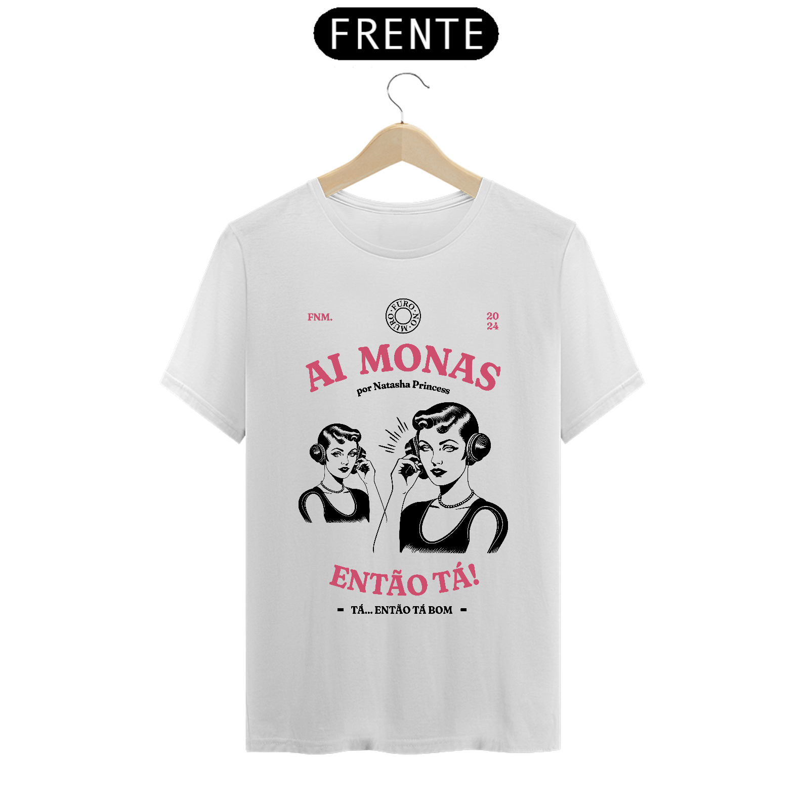 T-shirt Femme Bikers Only - Col V, Manches Courtes, Motif Pin-up Biker - Neuf Avec étiquettes, Coton Pré-rétracté