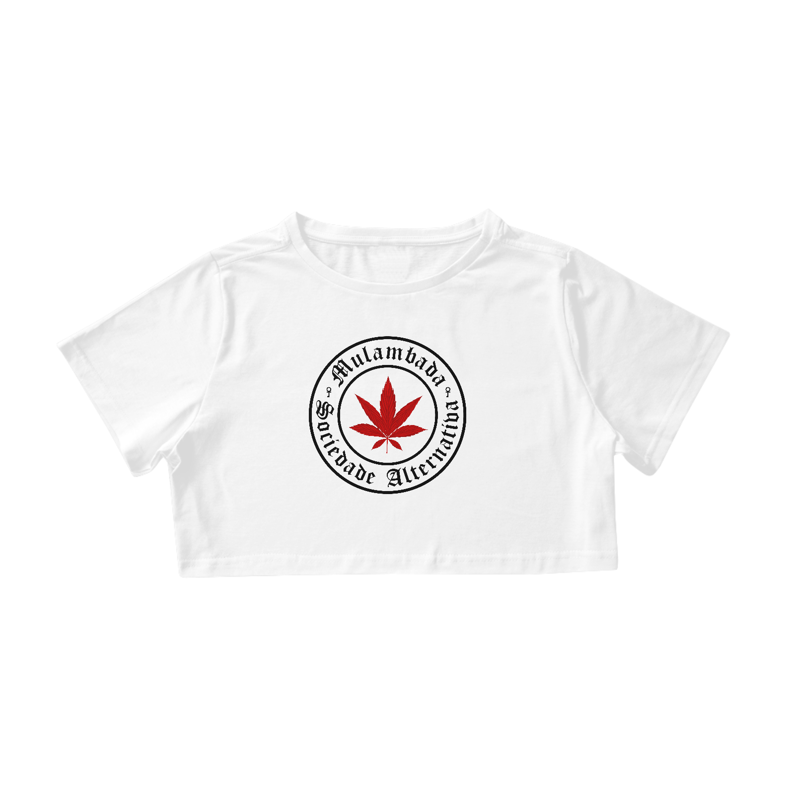 Sociedade Alternativa (weed) - Cropped - Branco