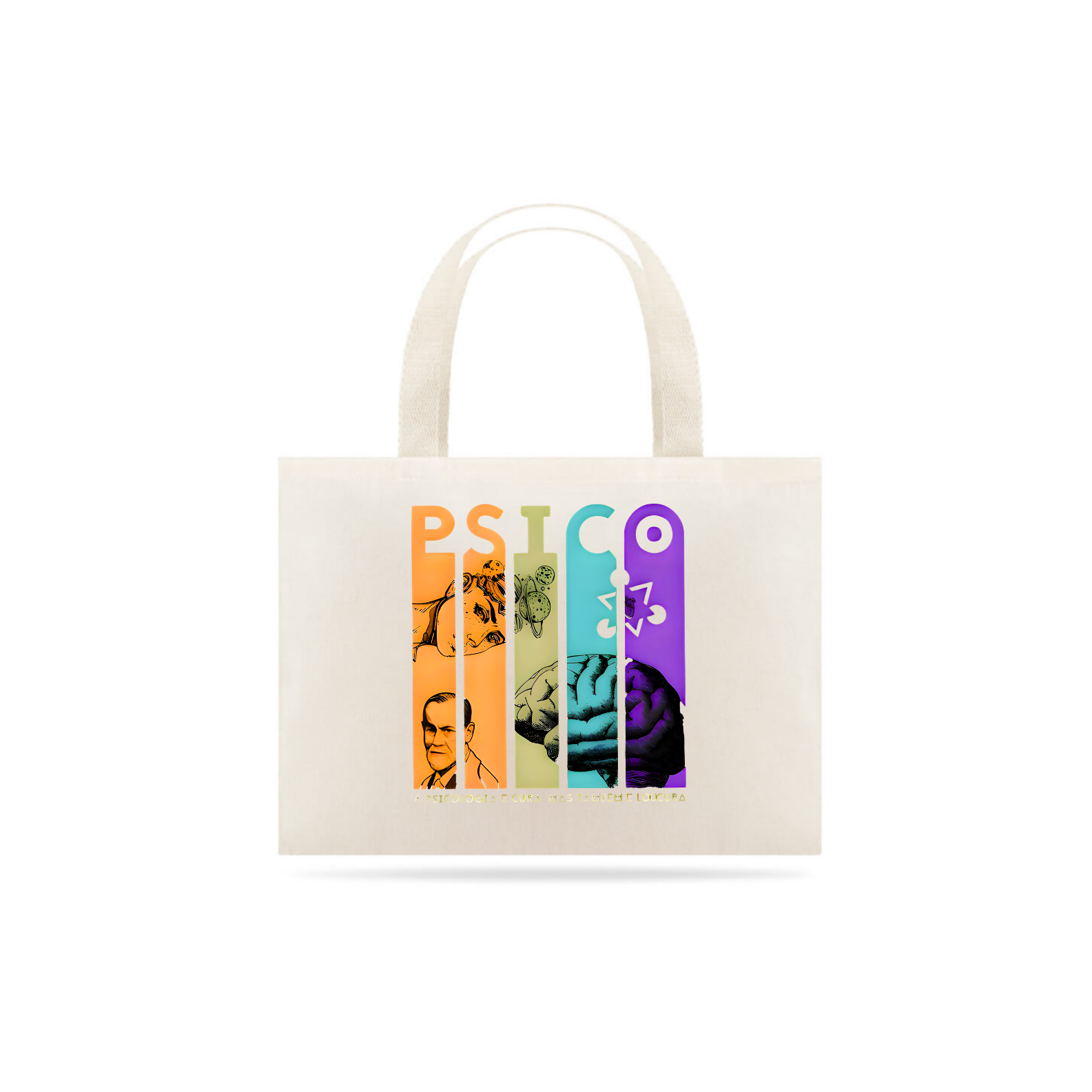 ECO BAG GRANDE Psicologia- Ecobag R$42,99 em Academix Store