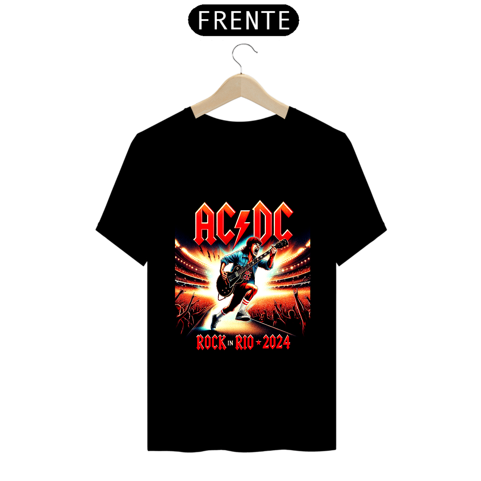T-Shirt Prime AC/DC Rock in Rio 2024 R$79,90 em