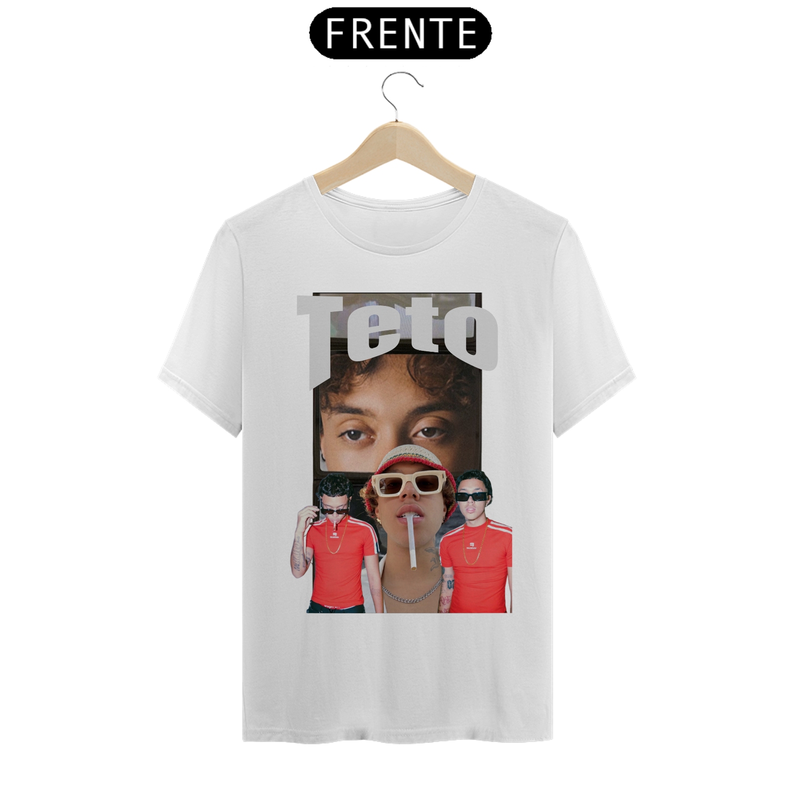 Teto Ropa T-Shirt Classic Camiseta do Teto em