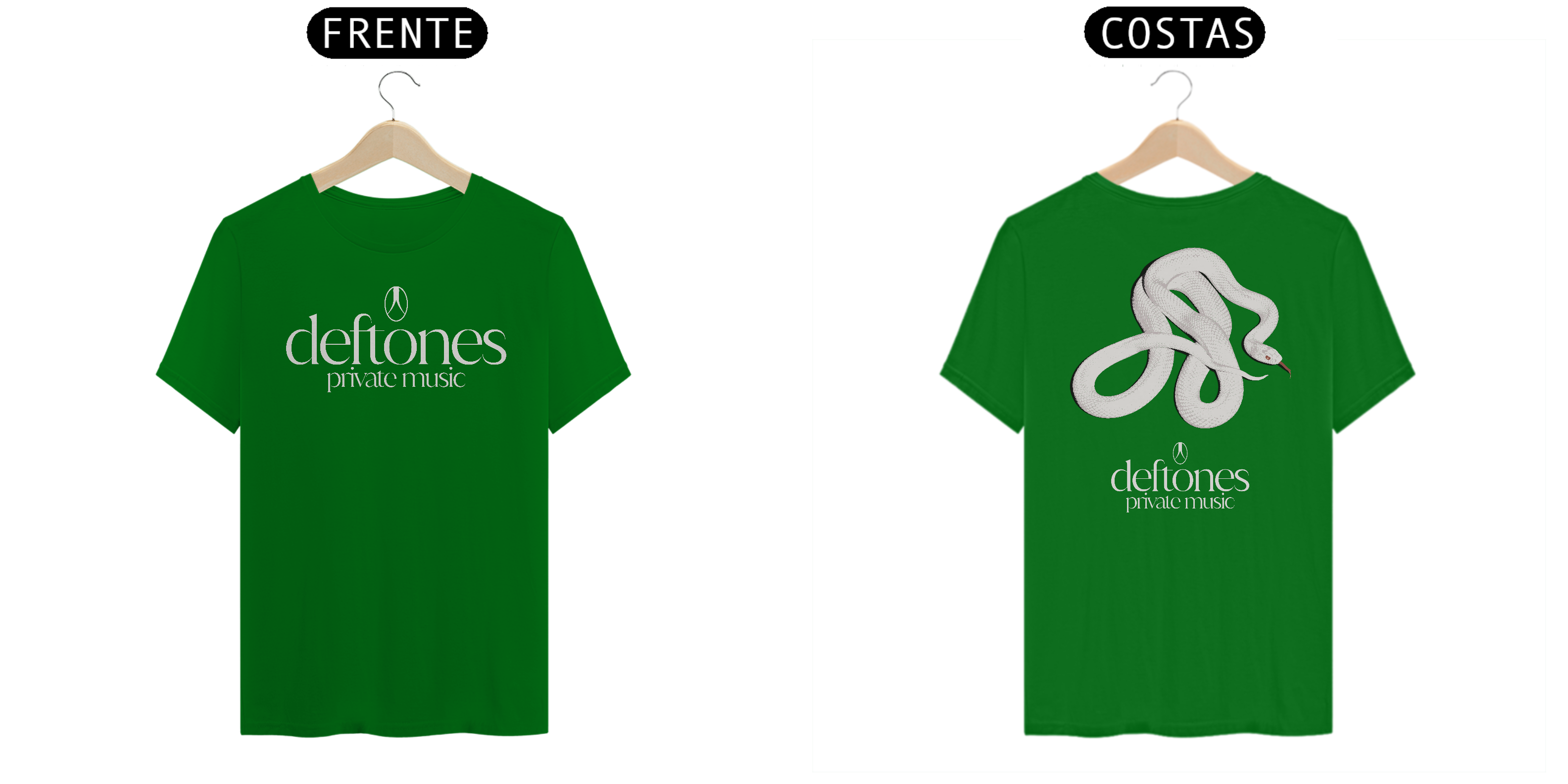 DEFTONES 緑 Tシャツ Mサイズ T-Shirt Quality Deftones 