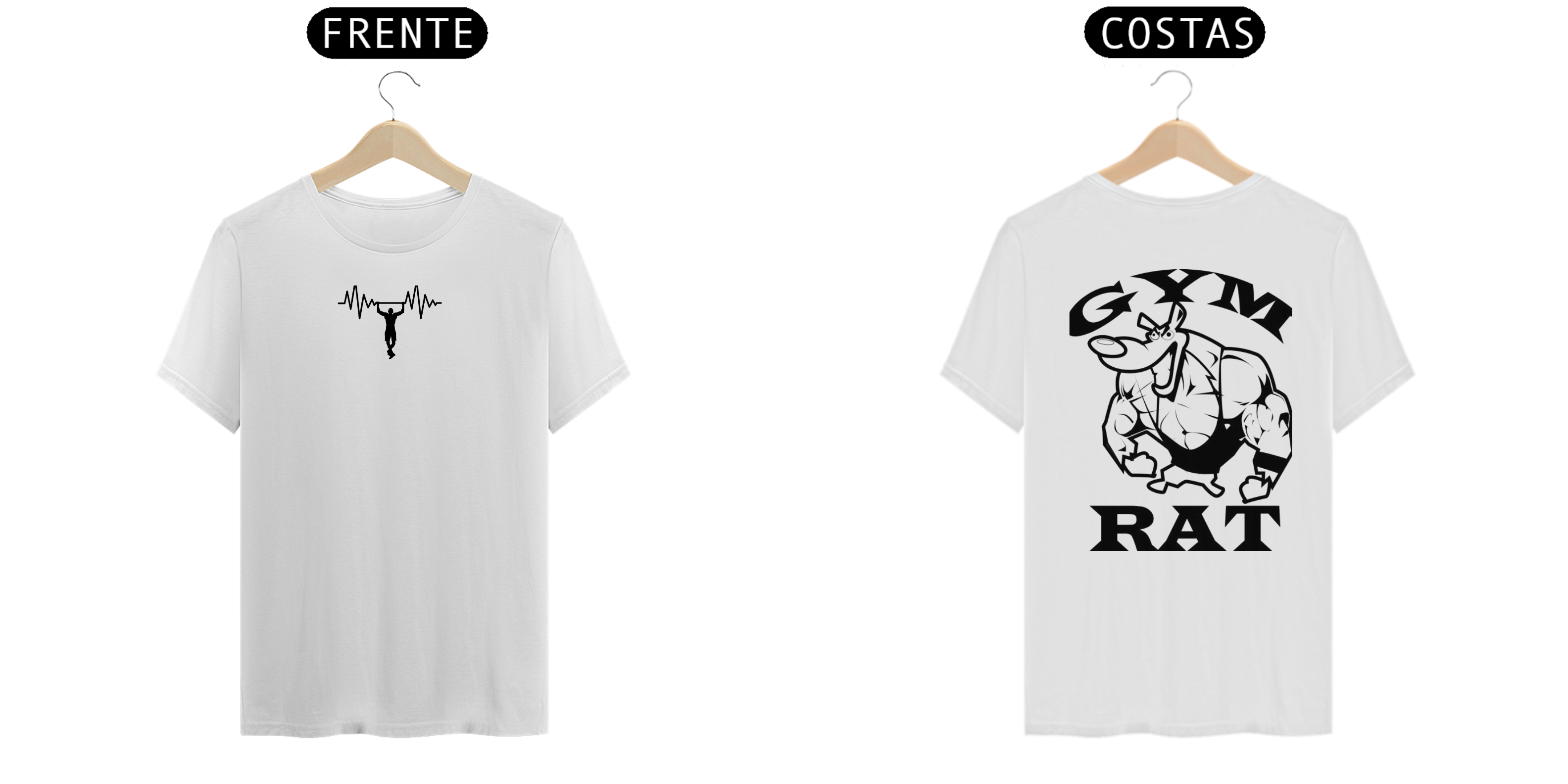 Gym Rat Ropa T-Shirt Classic GYM RAT R$89,93 em ecleticageek