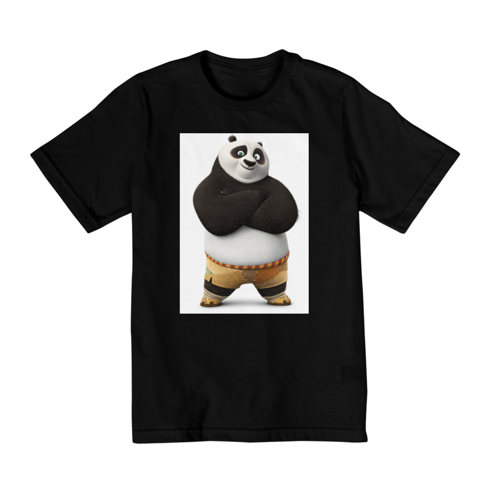 Nome do produto  Camisa para criança do kung fu panda 