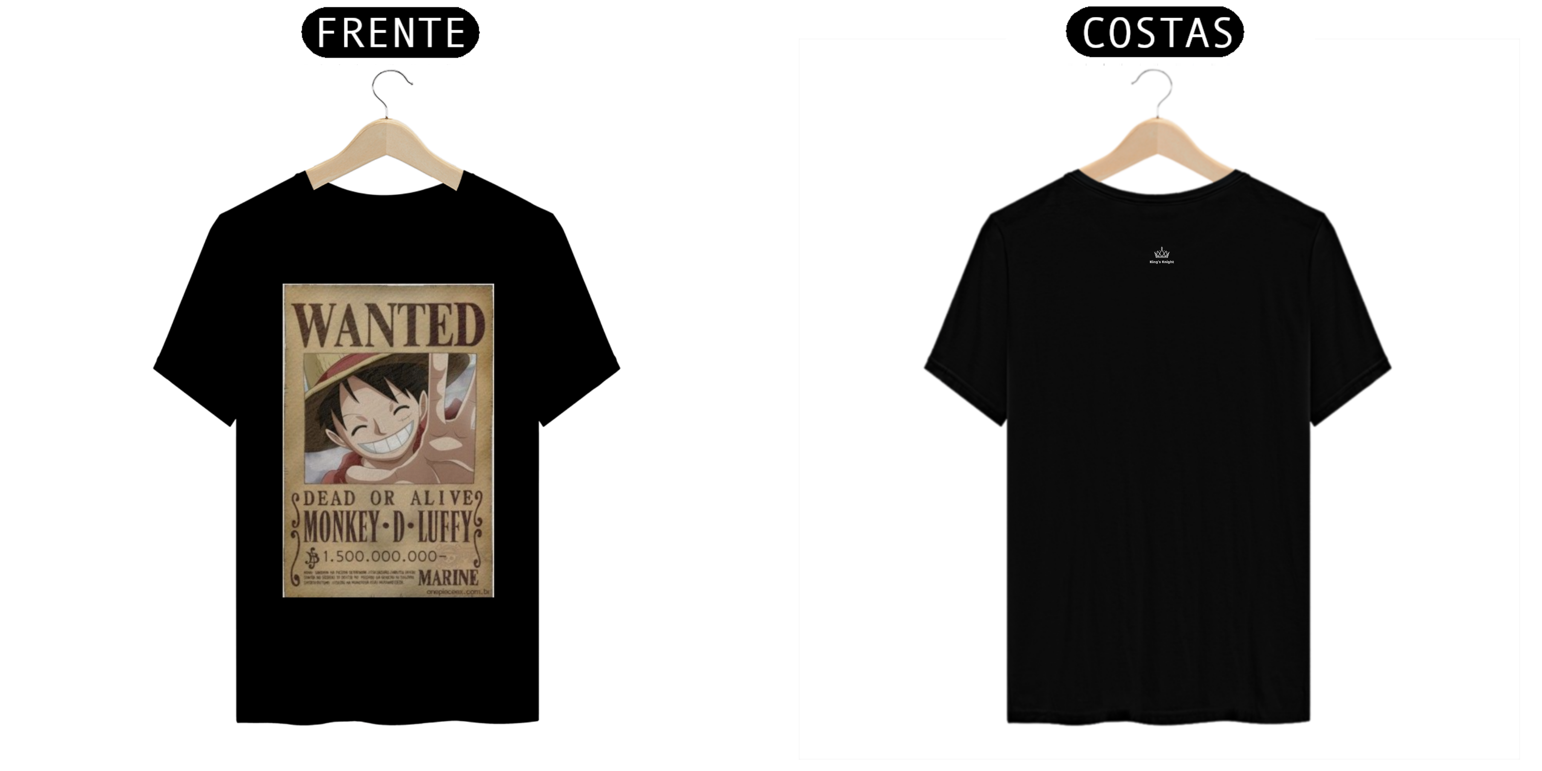 Nome do produto   camisa do luffy cartaz