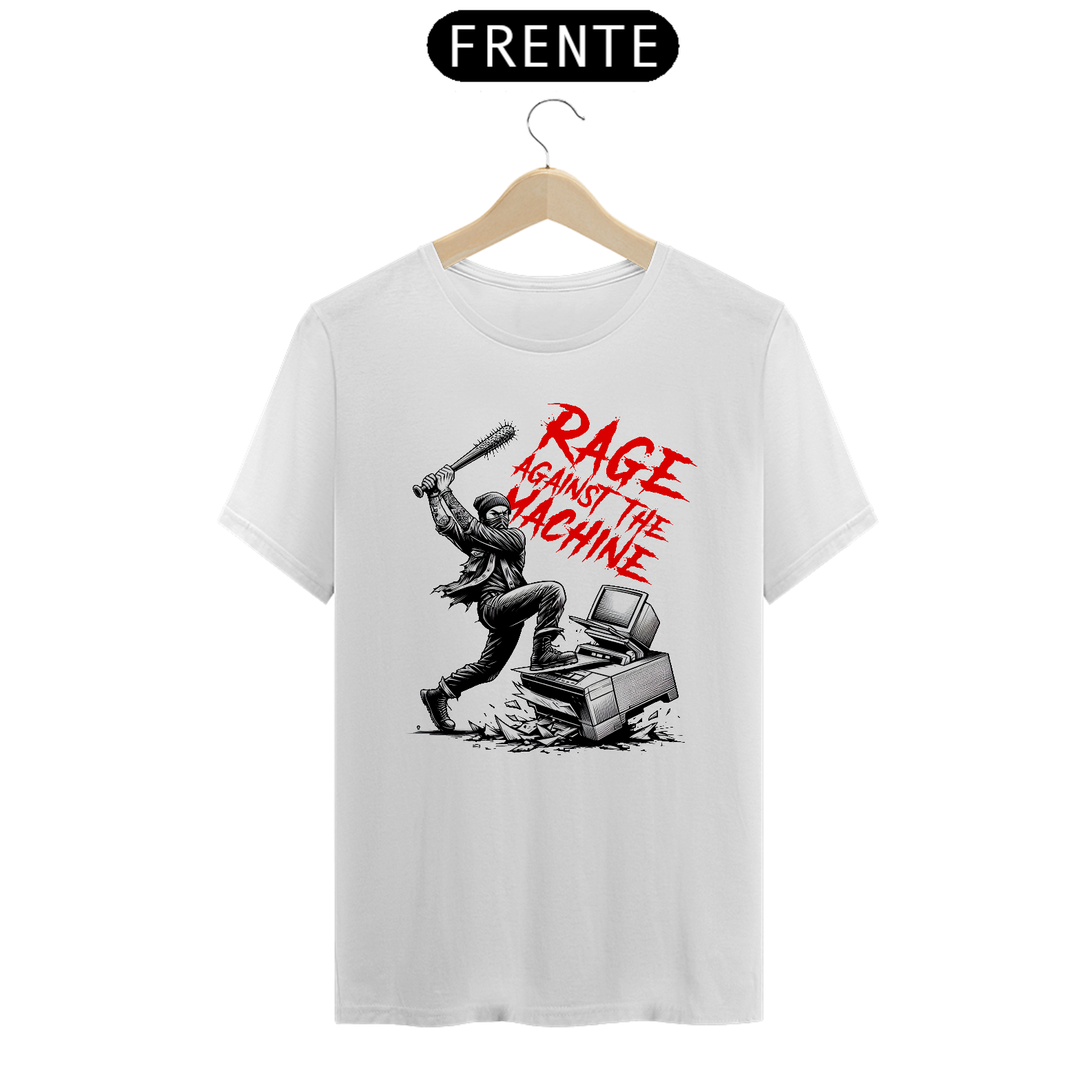 T-Shirt Quality Camiseta Rage Against the Machine em The Walrus