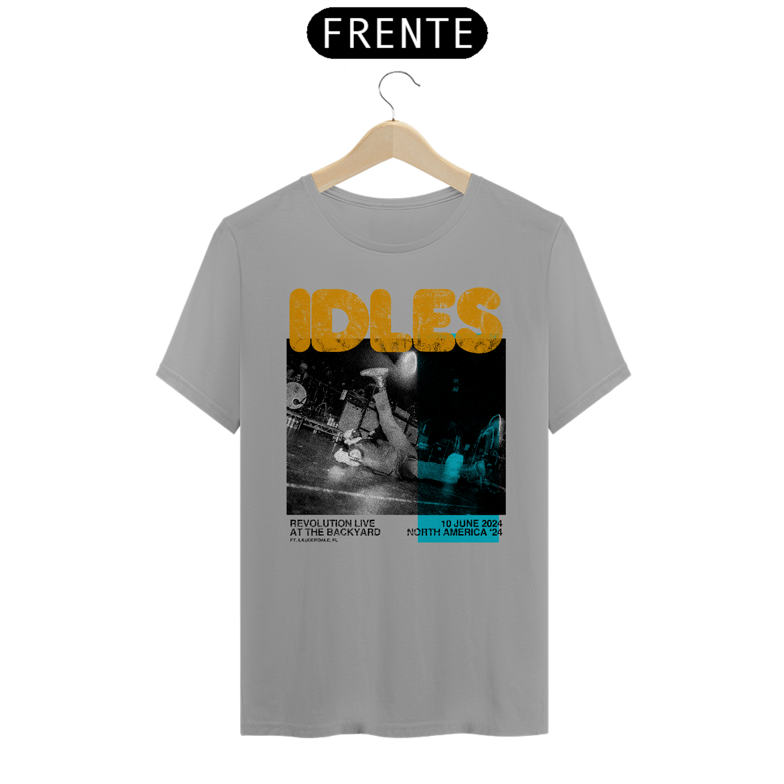 T-Shirt Quality IDLES 2024 em DeffStore® Camisetas Custom
