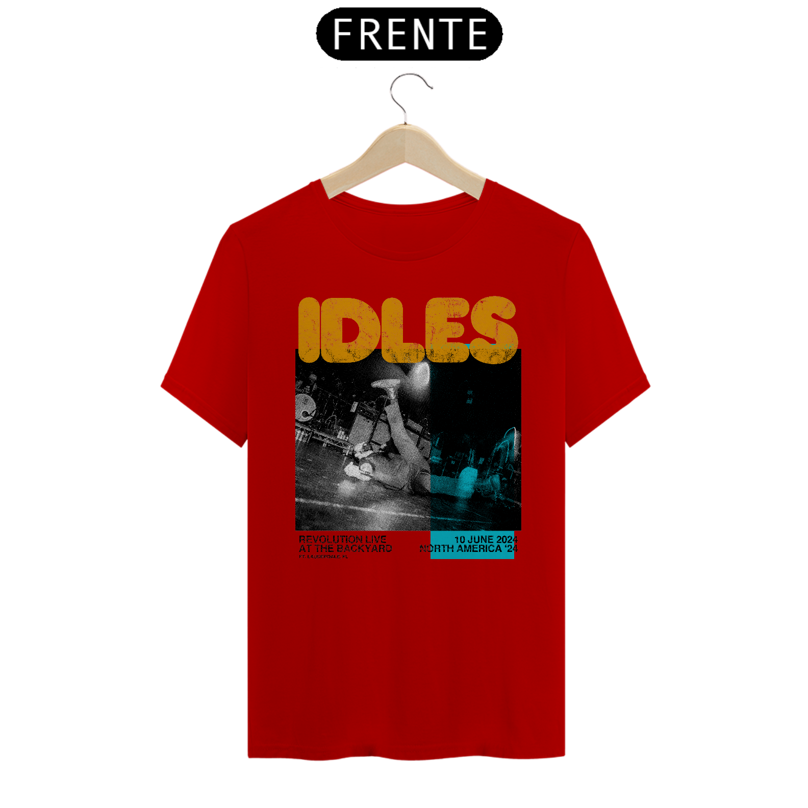 T-Shirt Quality IDLES 2024 em DeffStore® Camisetas Custom