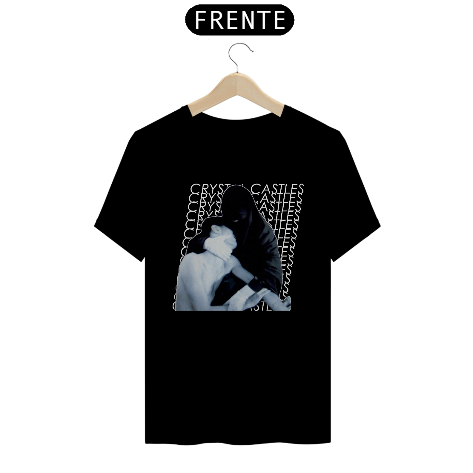T-Shirt Classic Camiseta Crystal Castles - III em HELLPOP STORE