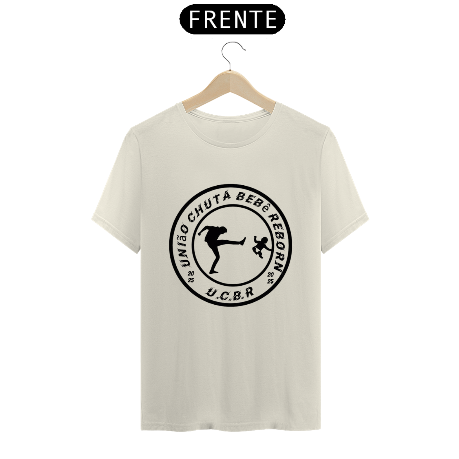 Chuta Ropa T-Shirt Prime União chuta bebê reborn em