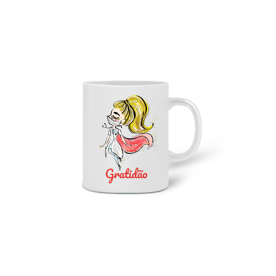 Nome do produto  Caneca Médica Loira Gratidão