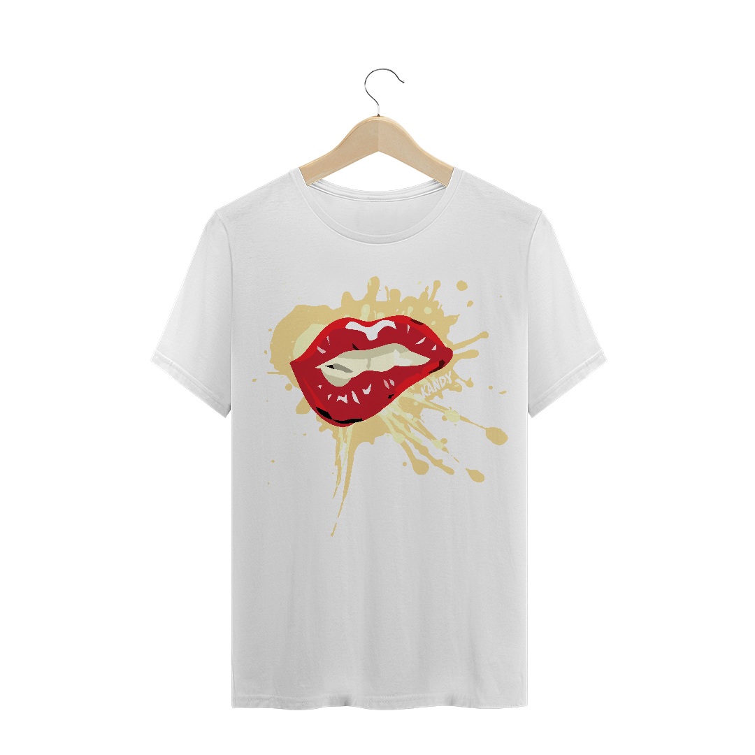 Camiseta Lips Kandy Preta