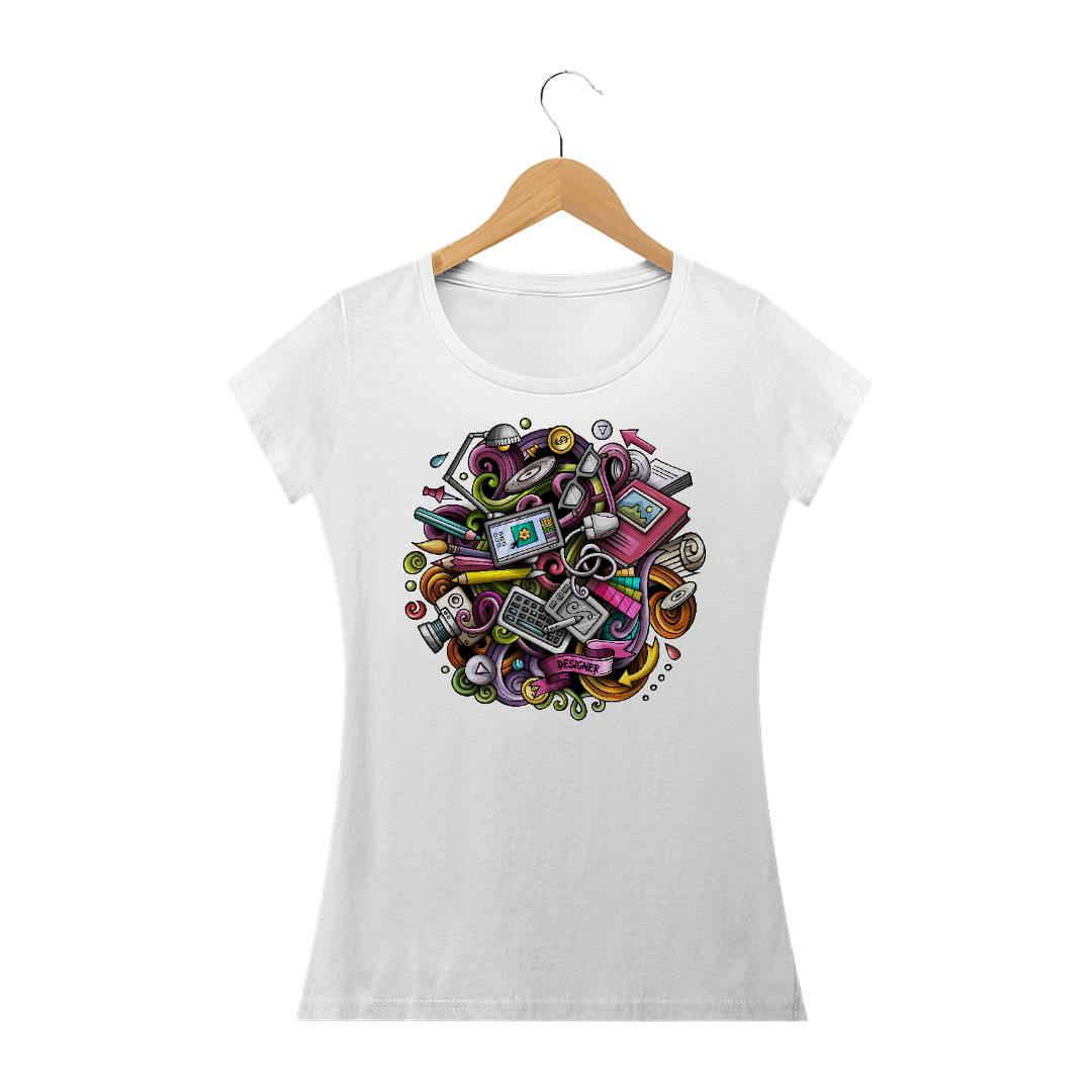 Nome do produto  CAMISETA FEMININA - DESIGNER