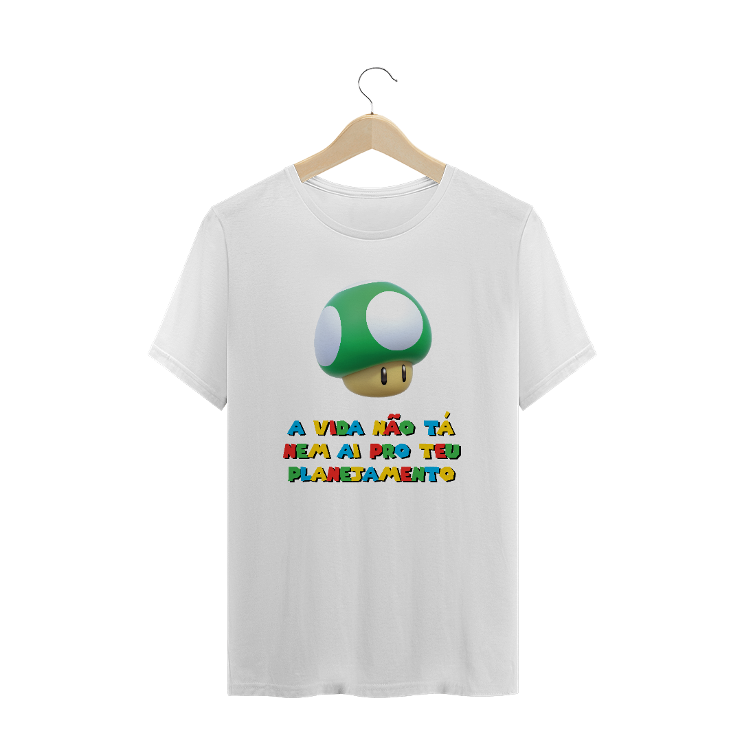 Nome do produto  camiseta - a vida não tá nem aí