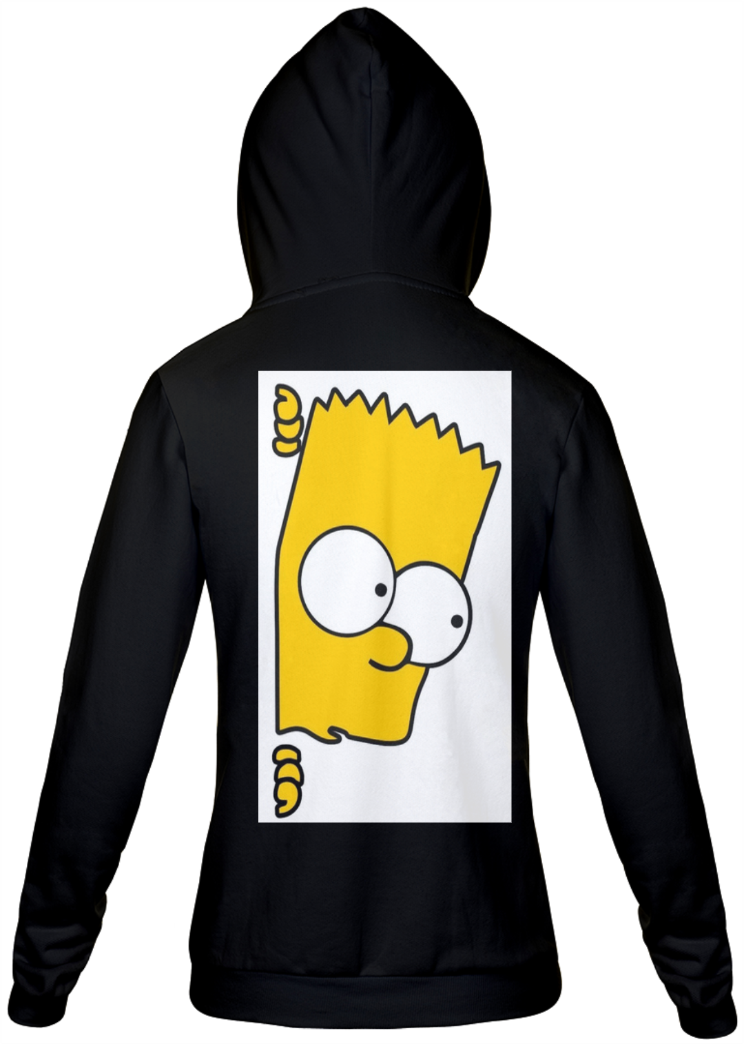 bart simpson pink moletom com capuz
