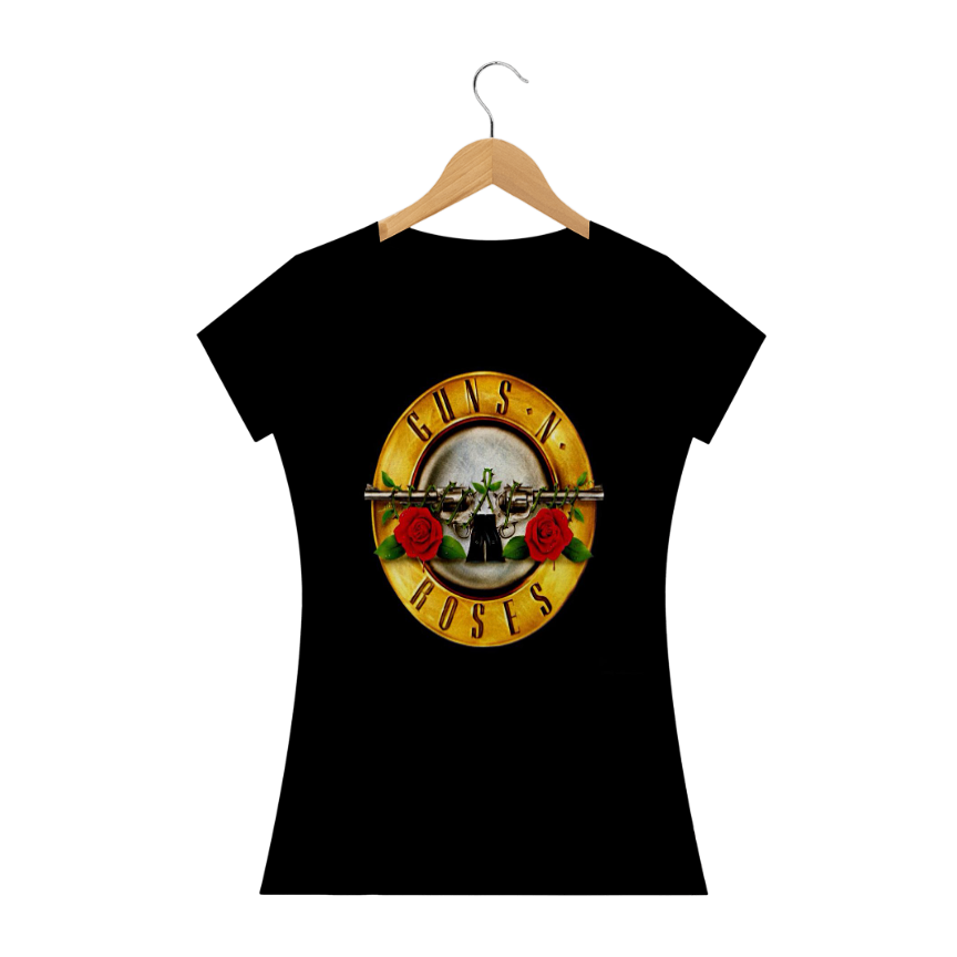 Nome do produto: Camiseta Feminina Guns n Roses