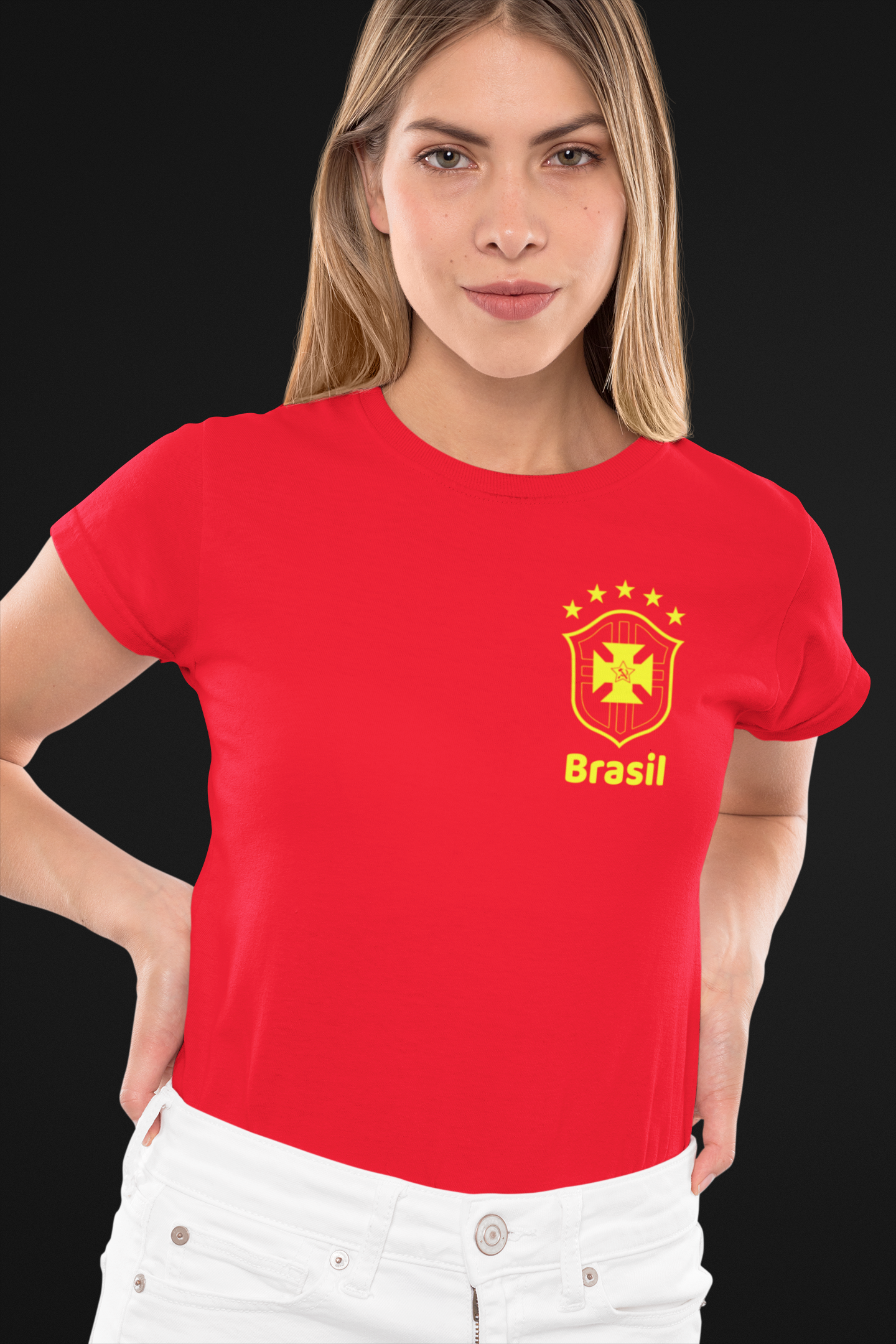 T-shirt Baby Look BRASIL