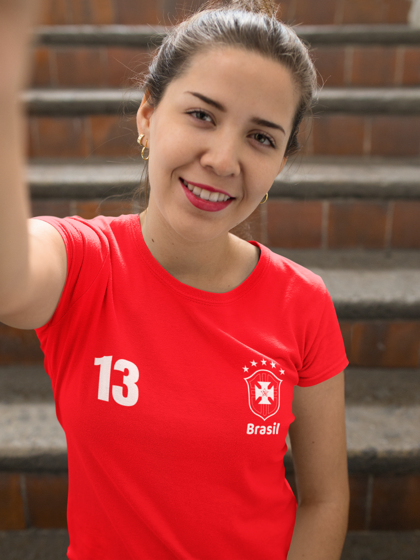 T-shirt Baby Look BRASIL