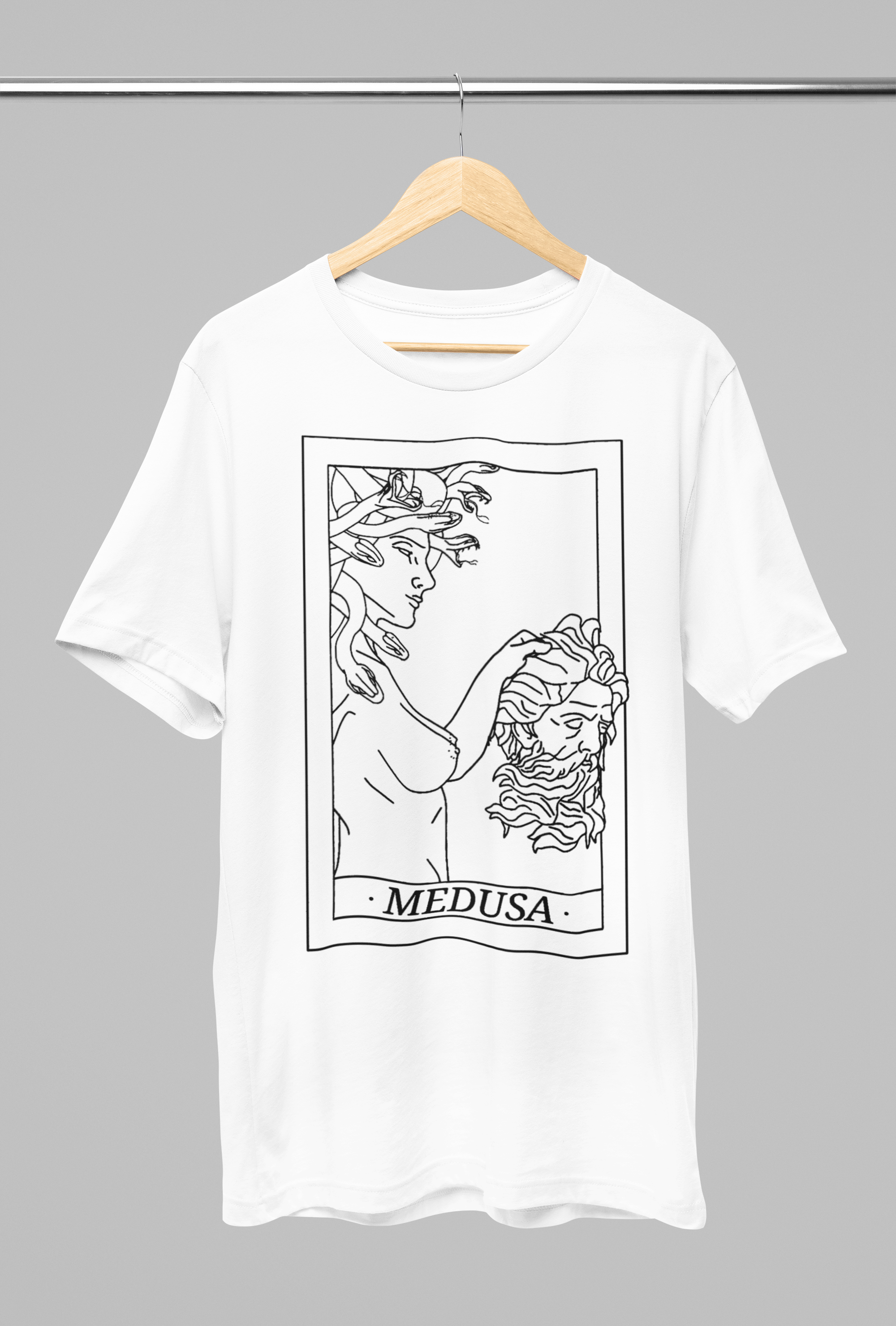 Nome do produto  CAMISETA MEDUSA