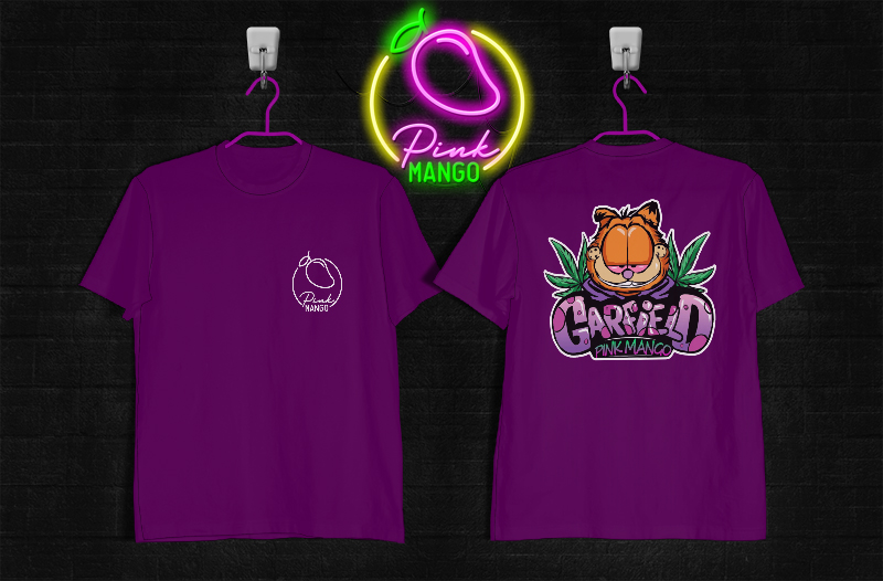 Nome do produto  Camiseta Garfield Ganja