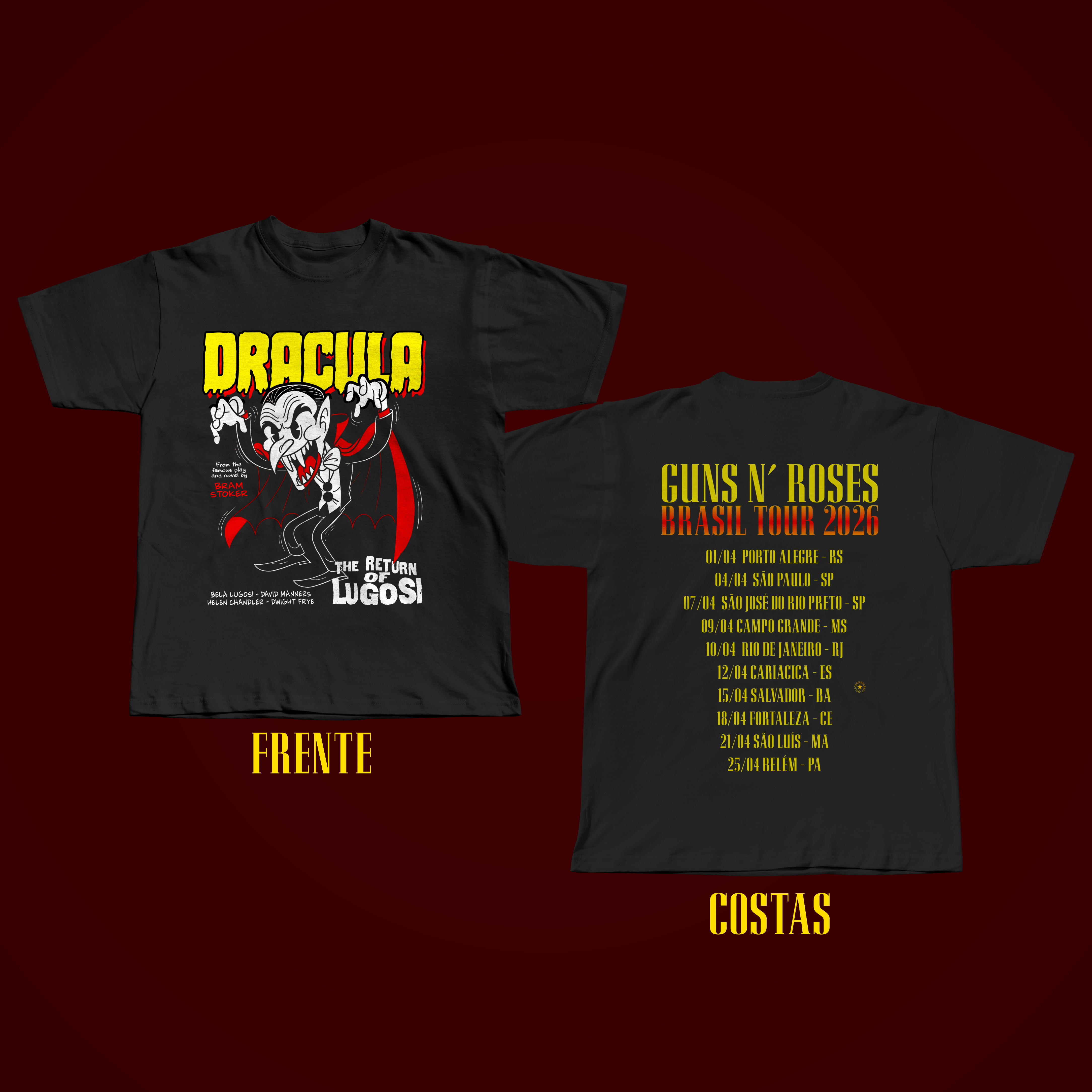 Dracula do Slash - Guns N Roses Brasil 2026