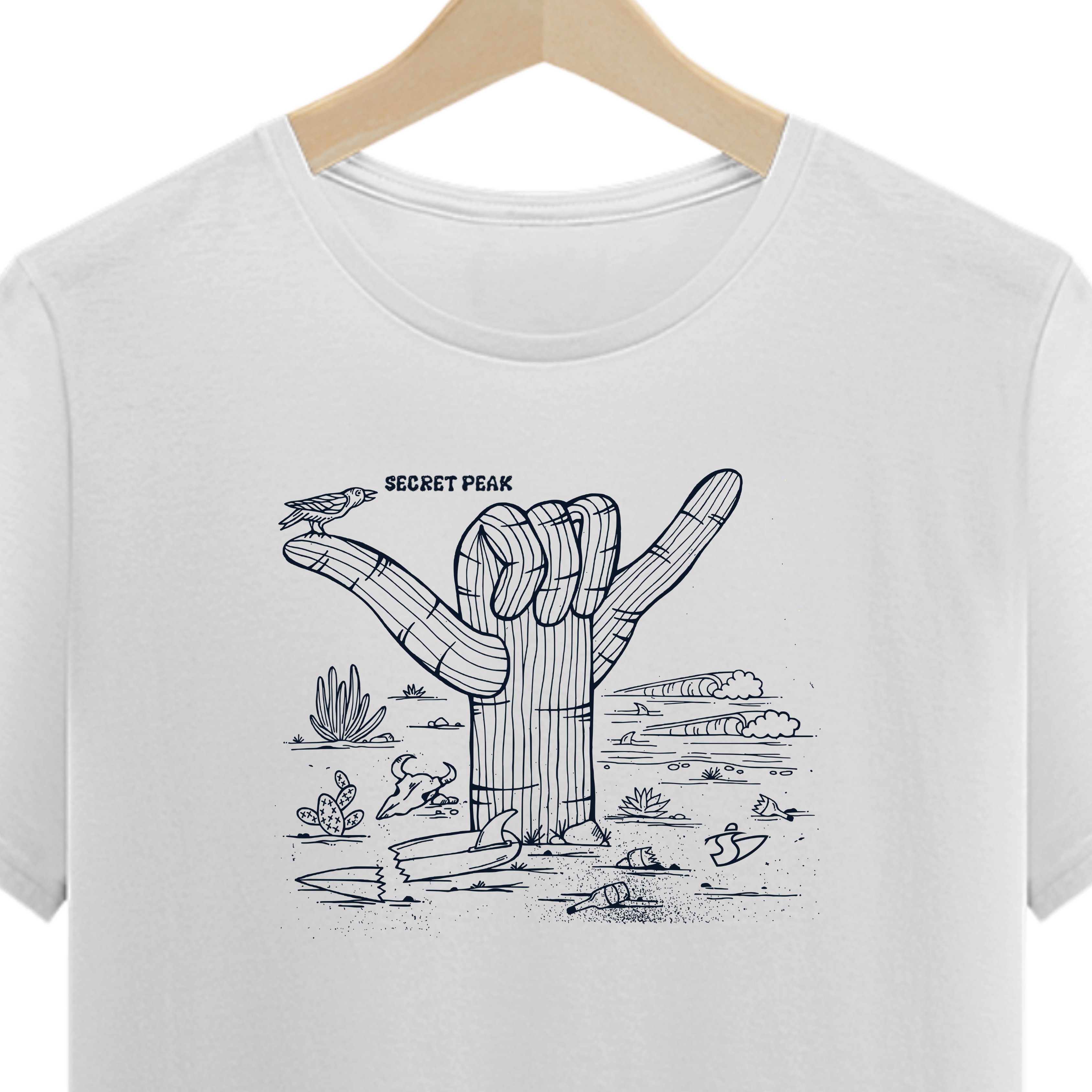 CAMISETA SECRET PEAK CACTUS SHAKA